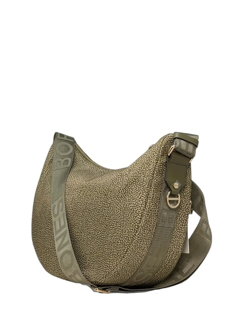 LUNA BAG MIDDLE ECO LINE Torba na ramię oliwka - Torby damskie