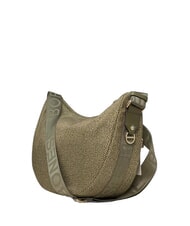 BORBONESE LUNA BAG MIDDLE ECO LINE Torba na ramię oliwka - Torby damskie - 3