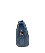 BORBONESE LUNA BAG MIDDLE ECO LINE Torba na ramię niebieski lapis - Torby damskie - 3