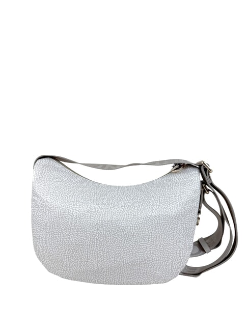 LUNA BAG SMALL ECO LINE Torba na ramię biała bawełna - Torby damskie
