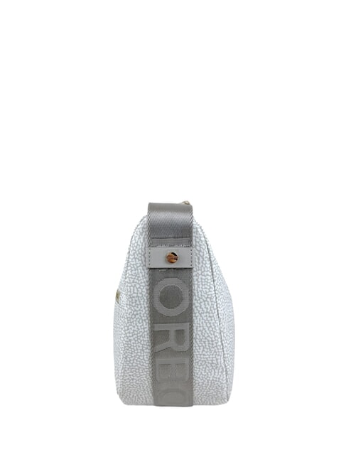 LUNA BAG SMALL ECO LINE Torba na ramię biała bawełna - Torby damskie