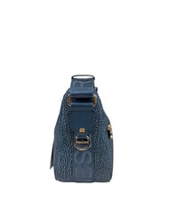 BORBONESE LUNA BAG SMALL ECO LINE Torba na ramię niebieski lapis - Torby damskie - 3