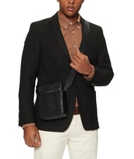 TOMMY HILFIGER TH MONOGRAM Mała torebka czarny - Torby na ramię męskie - 5