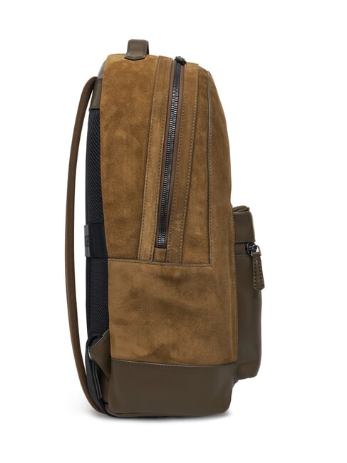 TH CASUAL SUEDE Plecak sk&oacute;rzany na laptopa 15" nadmorski szarobrązowy - Plecaki na laptopa do pracy