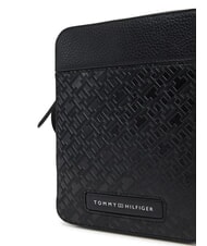TOMMY HILFIGER TH MONOGRAM Mała torba reporterska czarny - Torby na ramię męskie - 4