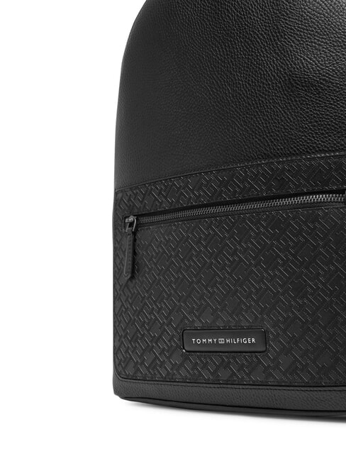 TH MONOGRAM Plecak na laptopa 15" czarny - Plecaki na laptopa do pracy