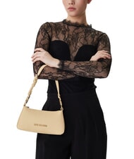 LOVE MOSCHINO JEWEL Mała torba na ramię masło - Torby damskie - 5