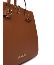 LOVE MOSCHINO SOFT SCULPT Torba na zakupy na ramię SK&Oacute;RA - Torby damskie - 3