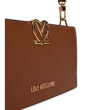 LOVE MOSCHINO SOFT SCULPT Torba na ramię SK&Oacute;RA - Torby damskie - 3