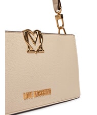 LOVE MOSCHINO SOFT SCULPT Torba na ramię kość słoniowa - Torby damskie - 3