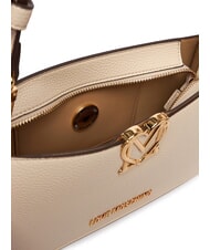 LOVE MOSCHINO SOFT SCULPT Torba na ramię kość słoniowa - Torby damskie - 5