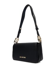 LOVE MOSCHINO JEWEL Torba na ramię z klapką Czarny - Torby damskie - 2