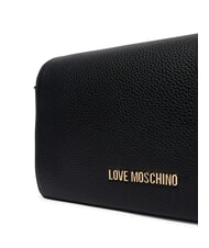LOVE MOSCHINO JEWEL Torba na ramię z klapką Czarny - Torby damskie - 3
