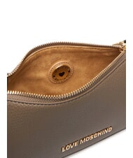 LOVE MOSCHINO JEWEL Mała torba na ramię błoto - Torby damskie - 5