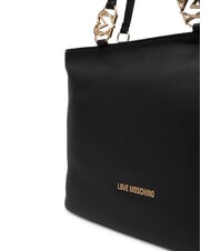 LOVE MOSCHINO JEWEL Torba na ramię Czarny - Torby damskie - 3