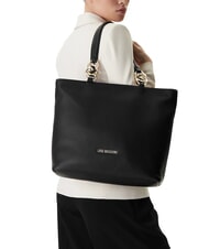 LOVE MOSCHINO JEWEL Torba na ramię Czarny - Torby damskie - 5