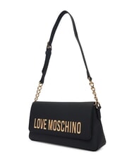 LOVE MOSCHINO BOLD LOVE Torba na ramię z wkładką łańcuszkową - Torby damskie
