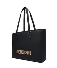 LOVE MOSCHINO BOLD LOVE Torba na zakupy na ramię Czarny - Torby damskie - 2