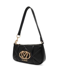 LOVE MOSCHINO EMBOSSED Mała torba na ramię Czarny - Torby damskie - 2