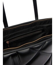 LOVE MOSCHINO EMBOSSED Torba na zakupy na ramię Czarny - Torby damskie - 6