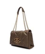 LOVE MOSCHINO EMBOSSED Torba na ramię z możliwością konwersji błoto - Torby damskie - 2