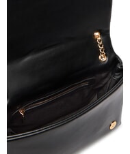 LOVE MOSCHINO EMBOSSED Torba na ramię z możliwością konwersji Czarny - Torby damskie - 6