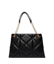 LOVE MOSCHINO EMBOSSED Torba na ramię z uchwytami łańcuszkowymi Czarny - Torby damskie - 4
