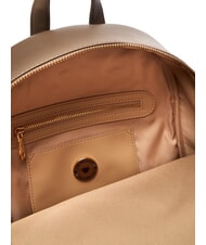 LOVE MOSCHINO EMBOSSED Plecak z kieszenią błoto - Torby damskie - 6