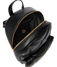 LOVE MOSCHINO EMBOSSED Plecak z kieszenią Czarny - Torby damskie - 6