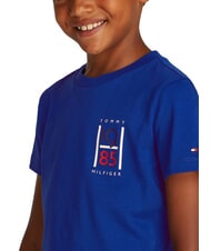 TOMMY HILFIGER TH KIDS Koszulka dziecięca z kr&oacute;tkim rękawem klin niebieski - Koszulka dziecięca - 3