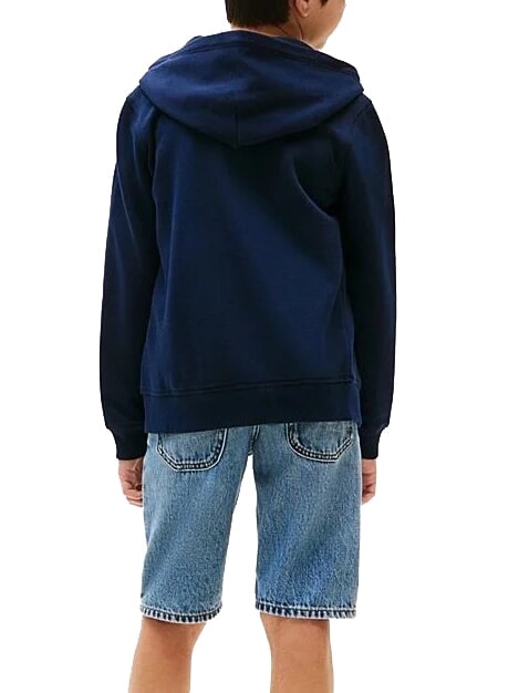 TH KIDS Bluza dziecięca z zamkiem błyskawicznym ciemna noc granatowa - Bluzy dziecięce