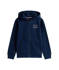 TOMMY HILFIGER TH KIDS Bluza dziecięca z zamkiem błyskawicznym ciemna noc granatowa - Bluzy dziecięce - 3