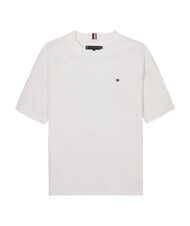TOMMY HILFIGER TH KIDS Luźny kr&oacute;j, koszulka z kr&oacute;tkim rękawem biały - Koszulka dziecięca - 4