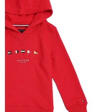 TOMMY HILFIGER TH KIDS Bluza z kapturem z haftowaną flagą - Bluzy dziecięce