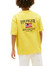 TOMMY HILFIGER TH KIDS Koszulka z kr&oacute;tkim rękawem i flagą ż&oacute;łty owoc gwiazdy - Koszulka dziecięca - 2