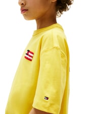 TOMMY HILFIGER TH KIDS Koszulka z kr&oacute;tkim rękawem i flagą ż&oacute;łty owoc gwiazdy - Koszulka dziecięca - 3