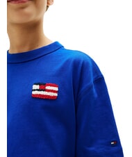 TOMMY HILFIGER TH KIDS Koszulka z kr&oacute;tkim rękawem i flagą klin niebieski - Koszulka dziecięca - 3