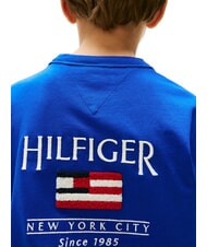 TOMMY HILFIGER TH KIDS Koszulka z kr&oacute;tkim rękawem i flagą klin niebieski - Koszulka dziecięca - 4