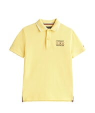 TOMMY HILFIGER TH KIDS Koszulka polo dziecięca z kr&oacute;tkim rękawem trawa cytrynowa - Koszulka dziecięca - 5