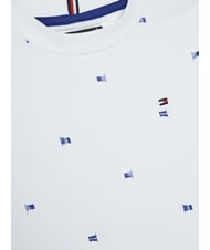TOMMY HILFIGER TH KIDS Koszulka bawełniana z nadrukami jasnobiały - Koszulka dziecięca - 3
