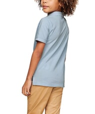 TOMMY HILFIGER TH KIDS Koszulka polo z kr&oacute;tkim rękawem z bawełny przewiewny niebieski - Koszulka dziecięca - 2
