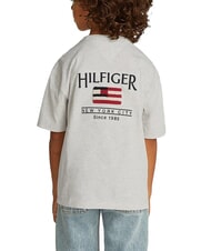 TOMMY HILFIGER TH KIDS Koszulka z kr&oacute;tkim rękawem i flagą - Koszulka dziecięca