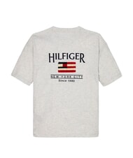 TOMMY HILFIGER TH KIDS Koszulka z kr&oacute;tkim rękawem i flagą śnieżnobiały wrzos - Koszulka dziecięca - 5