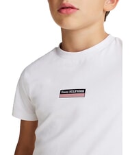 TOMMY HILFIGER TH KIDS Koszulka z kr&oacute;tkim rękawem i flagą - Koszulka dziecięca