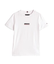 TOMMY HILFIGER TH KIDS Koszulka z kr&oacute;tkim rękawem i flagą biały - Koszulka dziecięca - 3