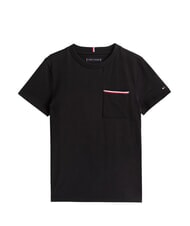 TOMMY HILFIGER TH KIDS Koszulka z kr&oacute;tkim rękawem i kieszenią czarny - Koszulka dziecięca - 3