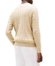 TOMMY HILFIGER TH  Sweter z okrągłym dekoltem sandałowy - Koszulki męskie - 2