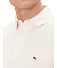 TOMMY HILFIGER 1985  Polo o dopasowanym kroju płatek kości słoniowej - Polo męskie - 3