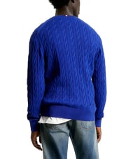 TOMMY HILFIGER TH  Sweter z okrągłym dekoltem klin niebieski - Koszulki męskie - 2