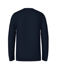 TOMMY HILFIGER TH JEANS  Bawełniany sweter z okrągłym dekoltem ciemna noc granatowa - Koszulki męskie - 5